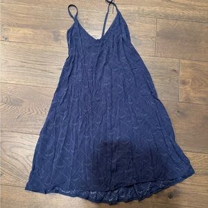 Zadig & Voltaire navy cross Back dress medium/large Blue